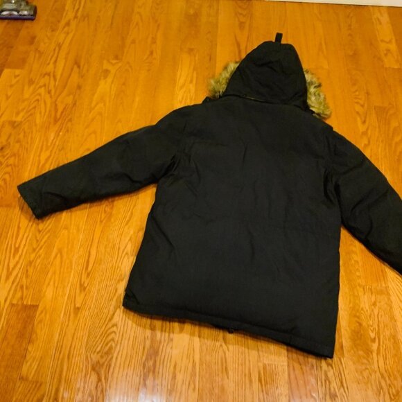 Schott NYC Snorkel Down Parka Jacket XL - Picture 10 of 14